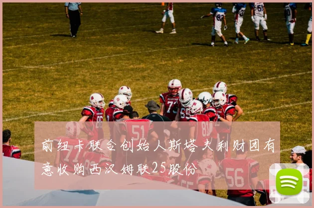 前纽卡联合创始人斯塔夫利财团有意收购西汉姆联25股份